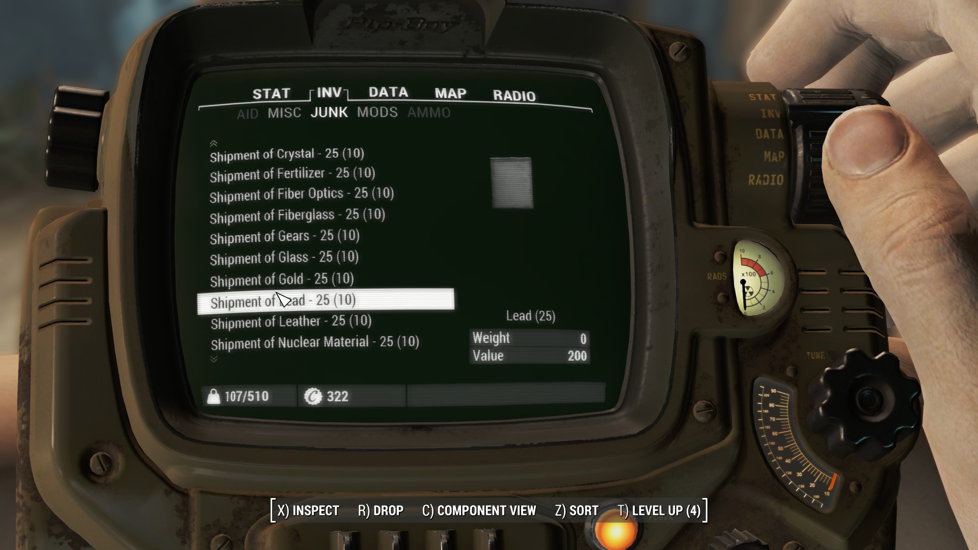 Fallout 4 bat файл на все материалы фото 93