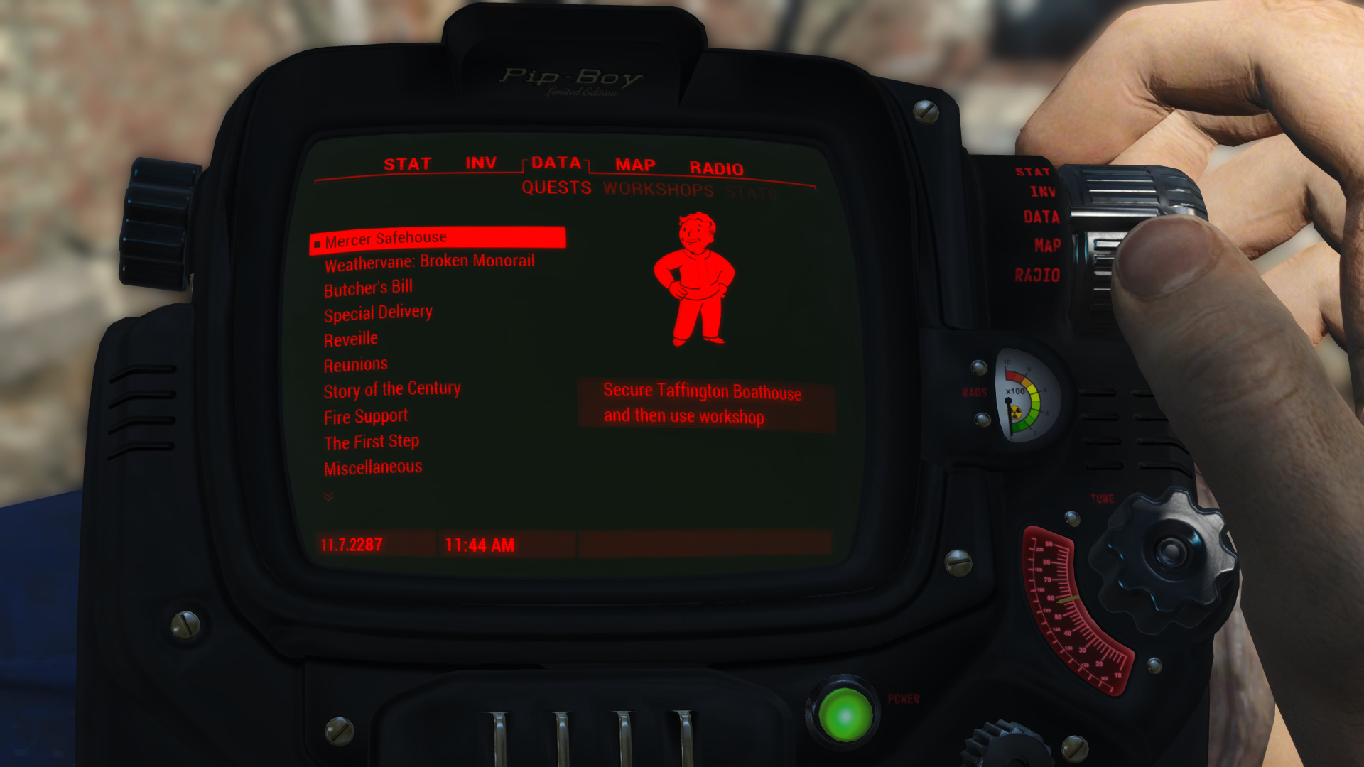 Fallout 4 черный пип бой фото 29