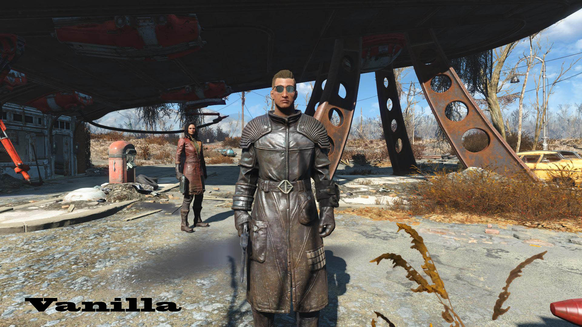 Fallout 4 черный плащ фото 59