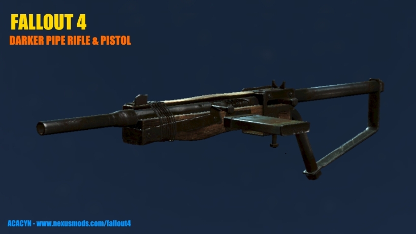 Darker Pipe Rifle And Pistol Fallout 4 Fo4 Mods. 