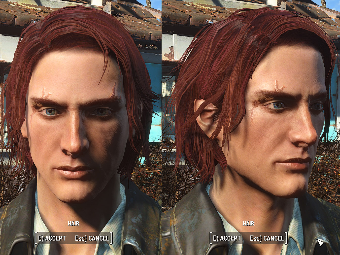 Male Hairstyles Fallout Face Mod Mods Fo4 Models Hairstyle Female.