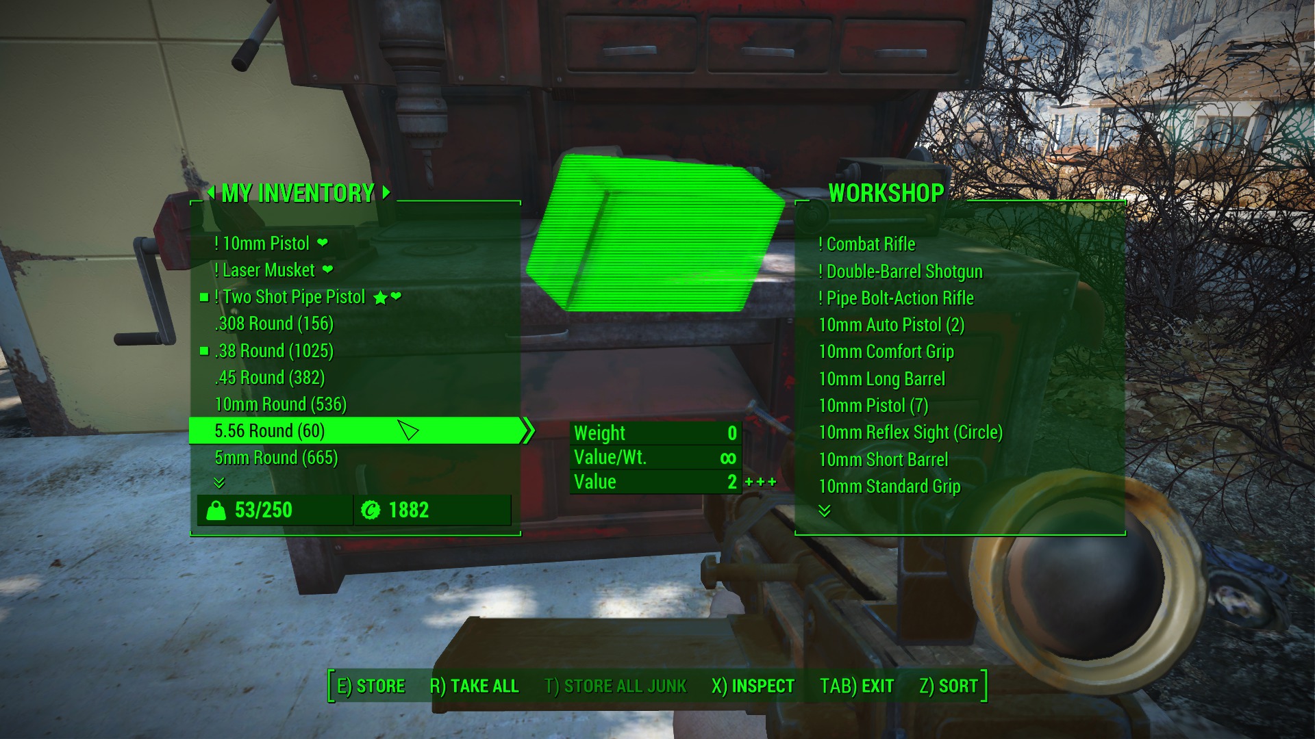Fallout 4 интерфейс крафта фото 17