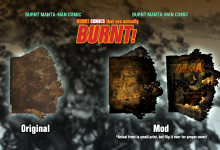 Burnt Comics are actually BURNT