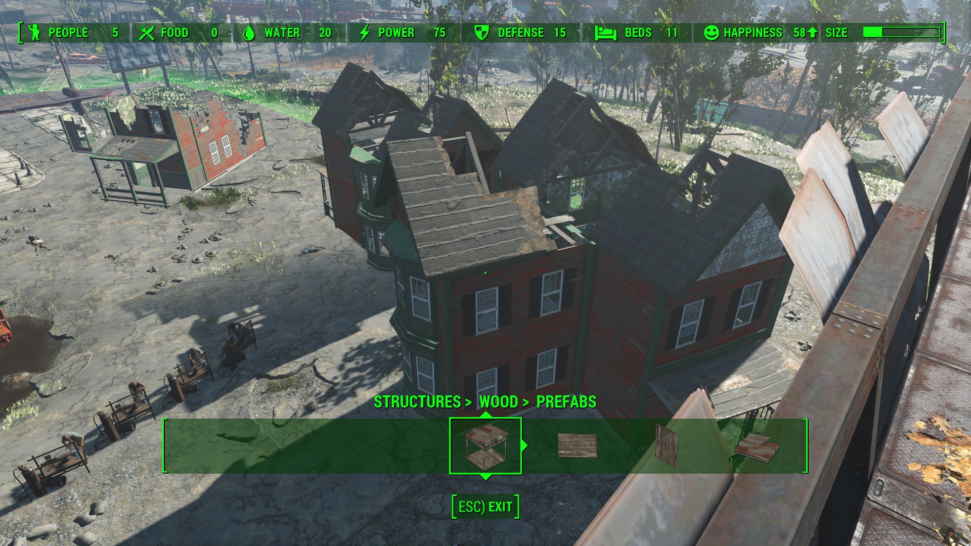 Fallout 4 Prefabs Wooden prefabs extended at fallout 4 nexus