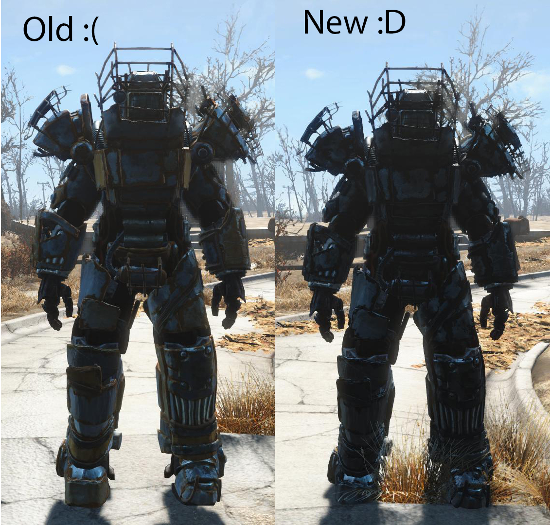 Black Raider Power Armor - Fallout 4 / FO4 mods.