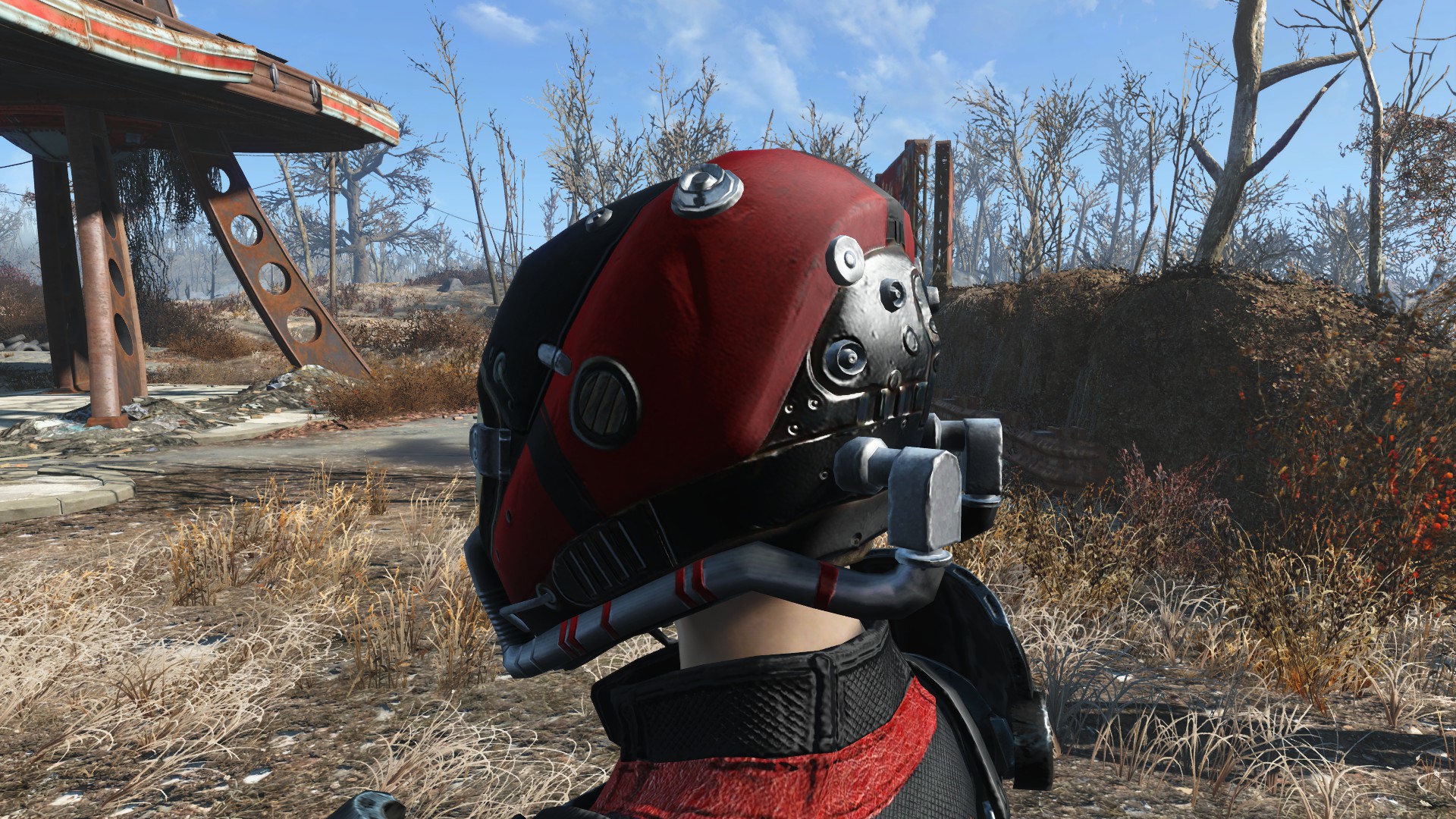 Fallout 4 желтый летный шлем фото 16