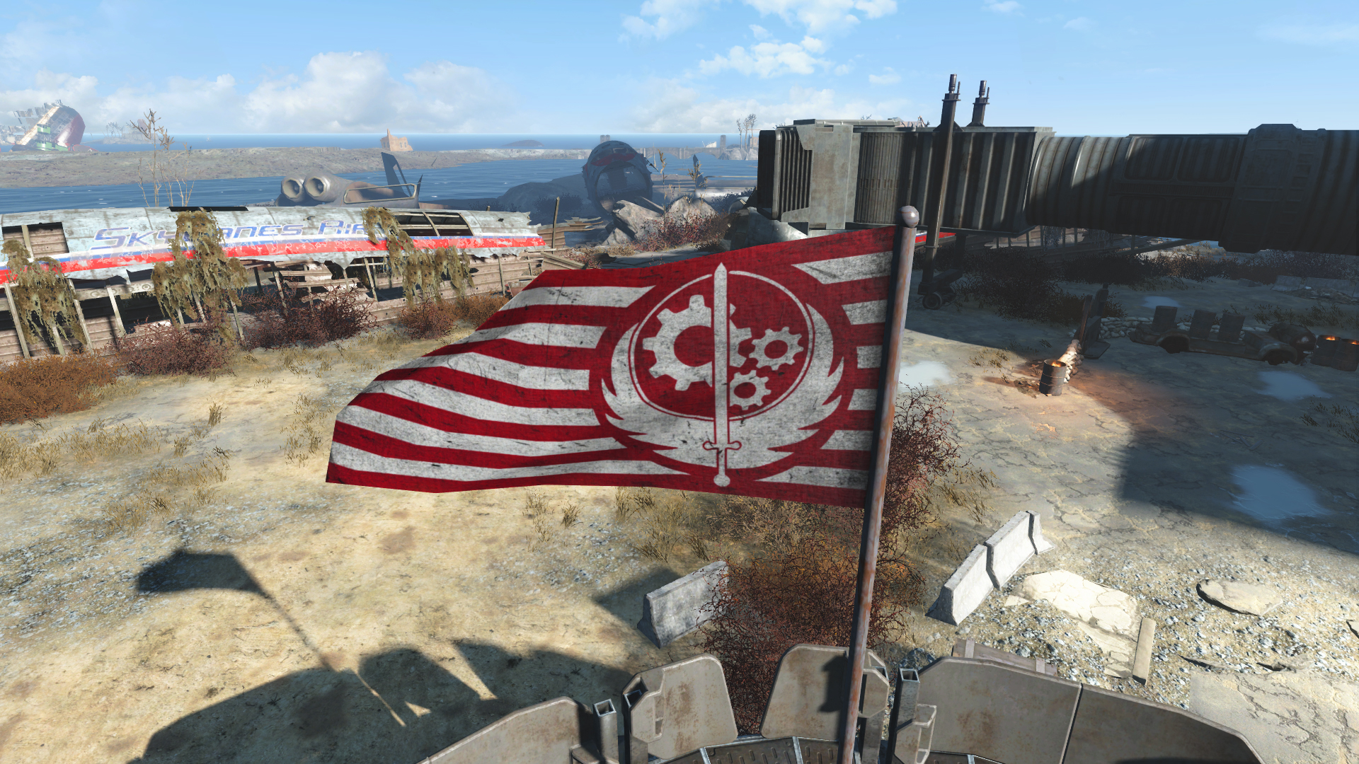 соорудить сигнальный флаг для вашей банды в fallout 4 фото 107