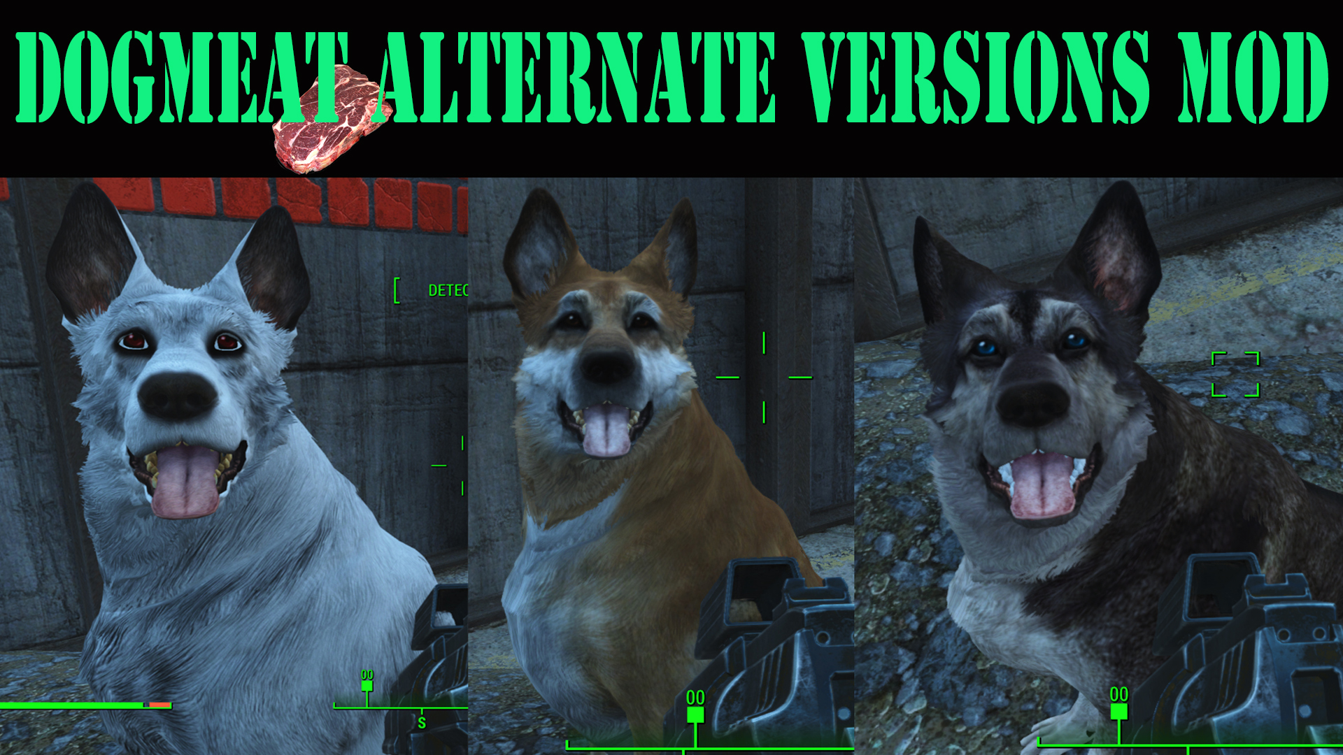 Dogmeat Alternate Versions Mod - Fallout 4 / FO4 mods