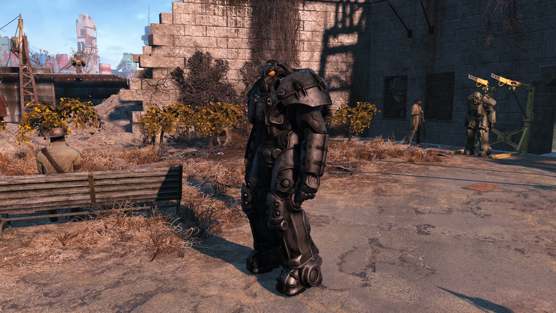 Fallout 4 броневой костюм анклава фото 29