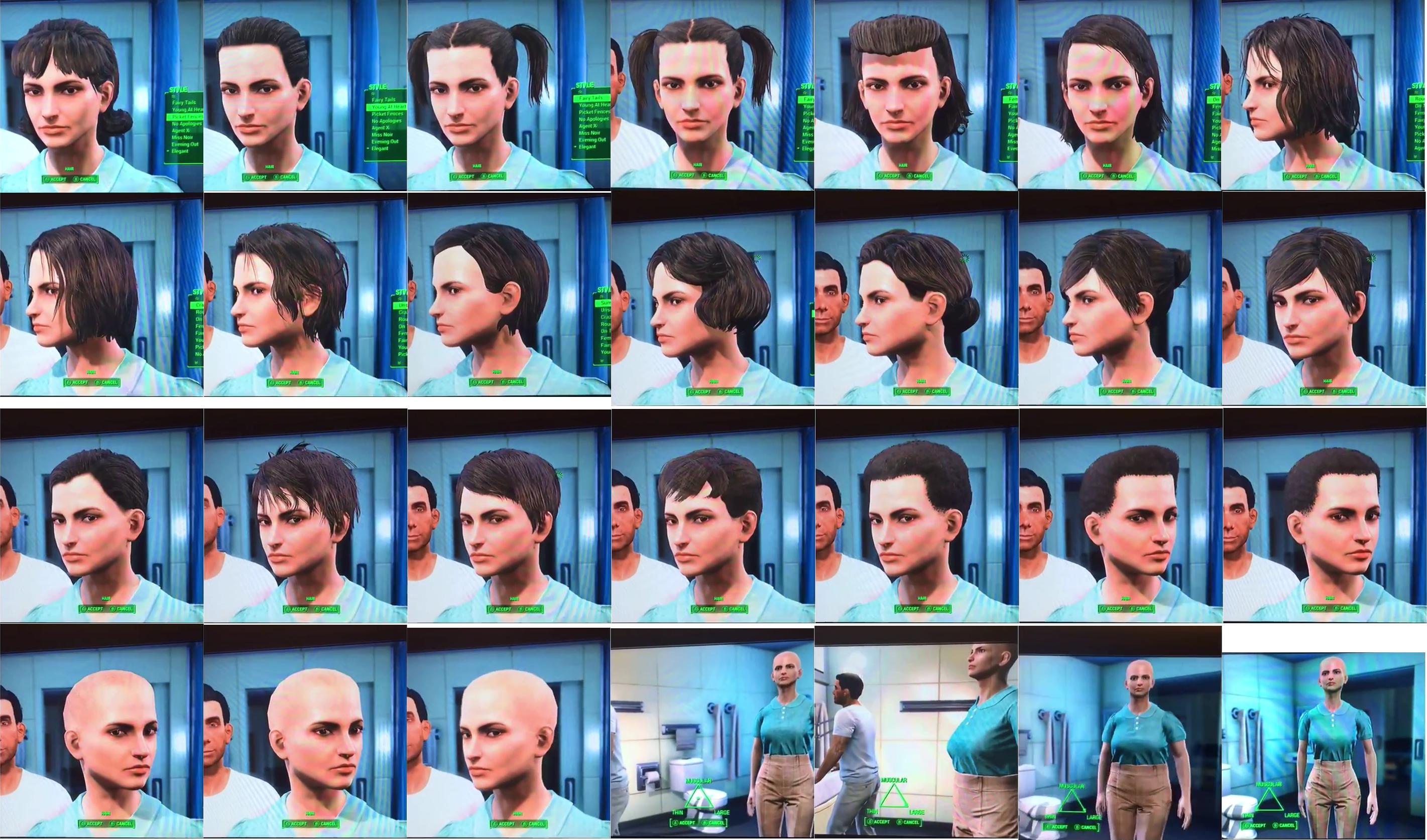 Fallout 4 : Hair And Beard Customization Options was Leaked - Fallout 4