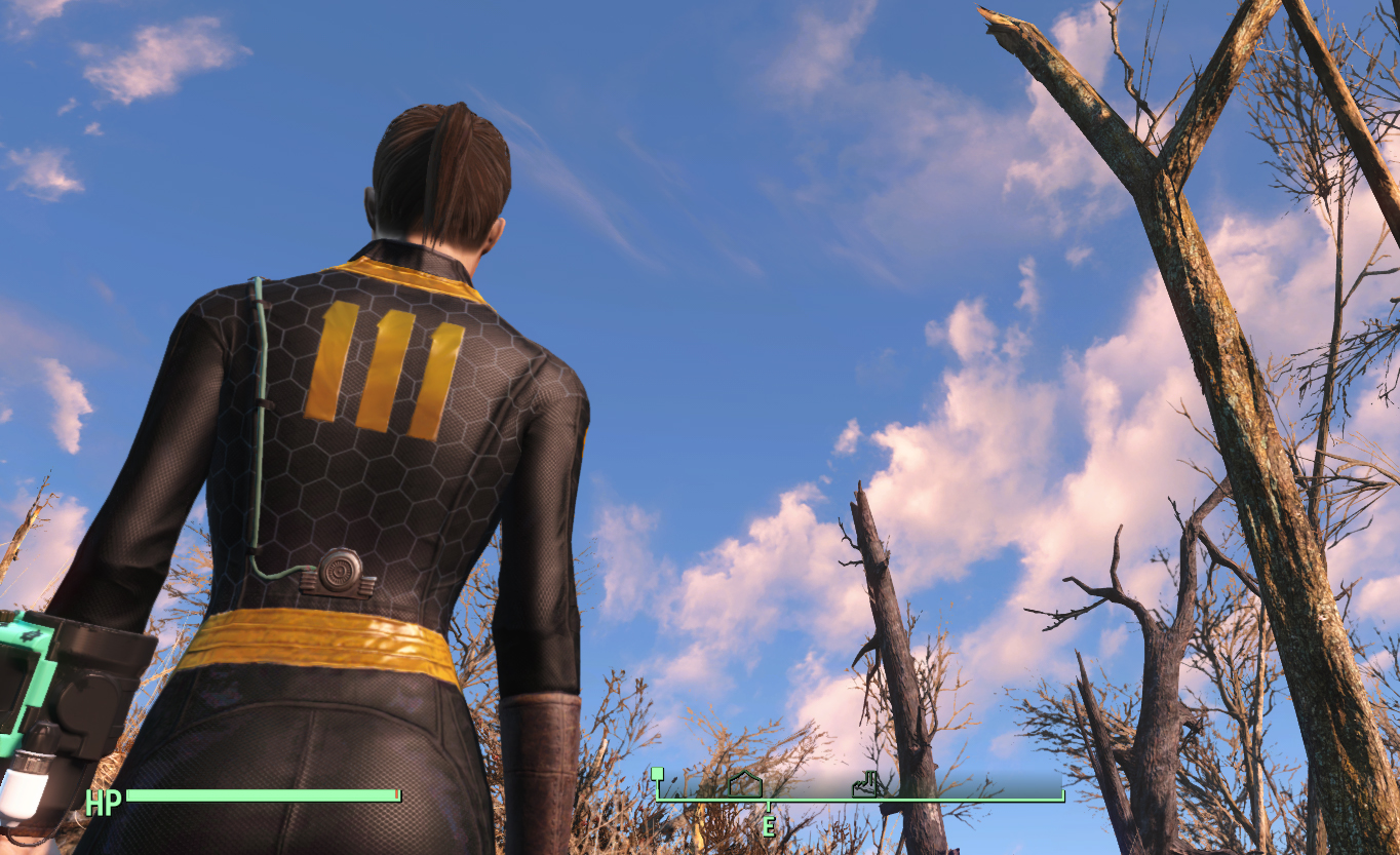 Fallout 4 vault suit with armor фото 82