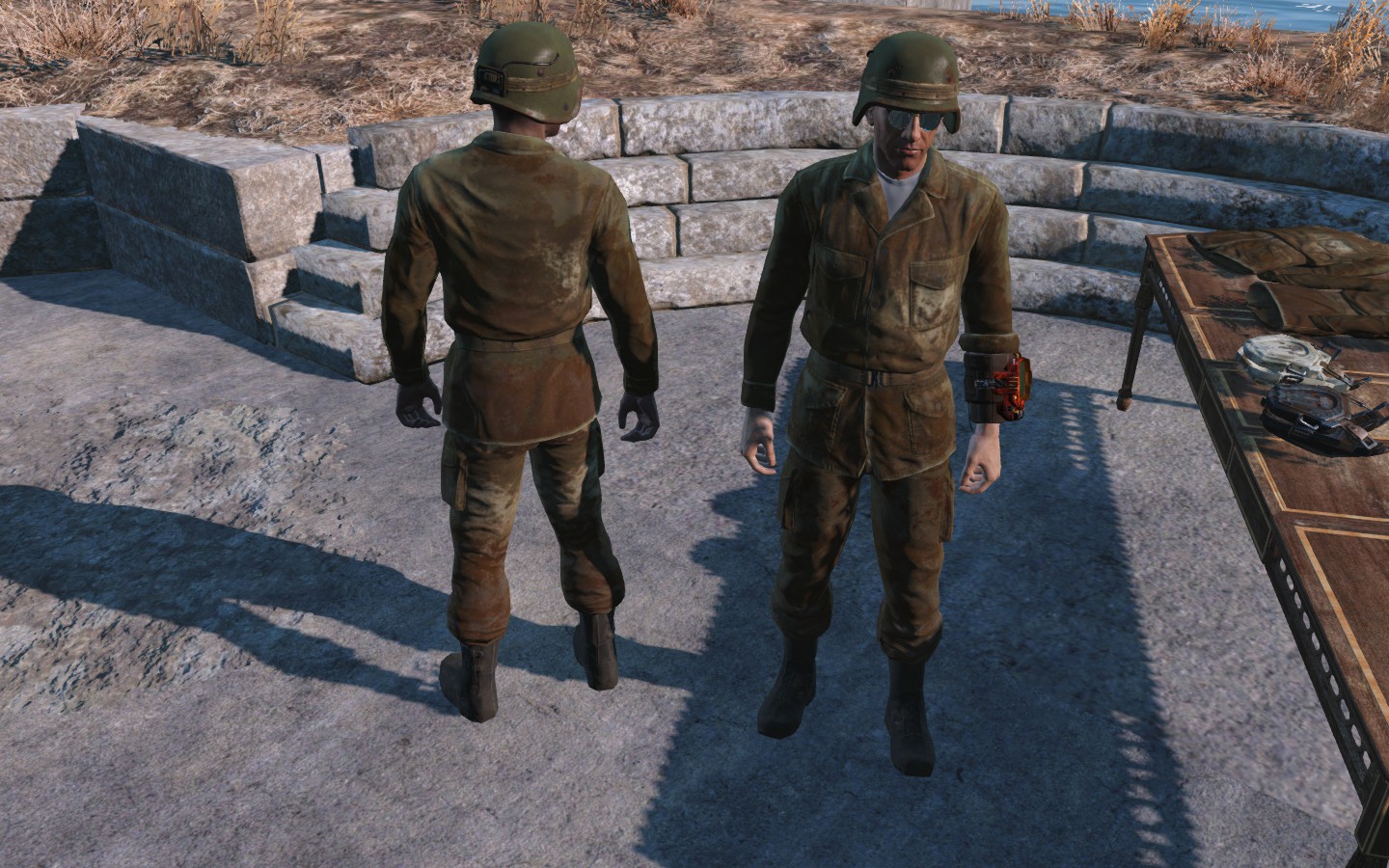 Fallout 4 army fatigues фото 75