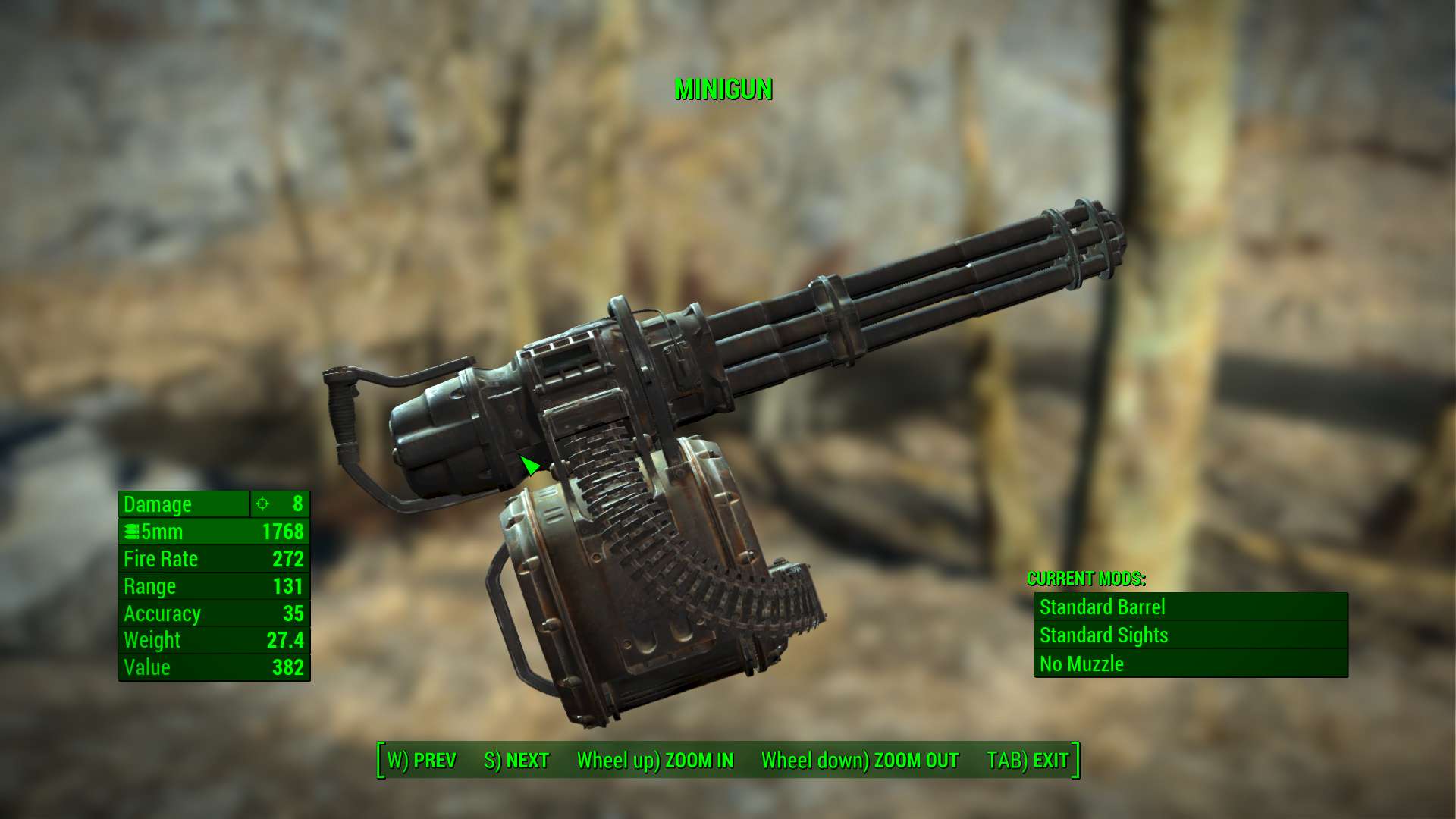 fallout 4 submachine gun