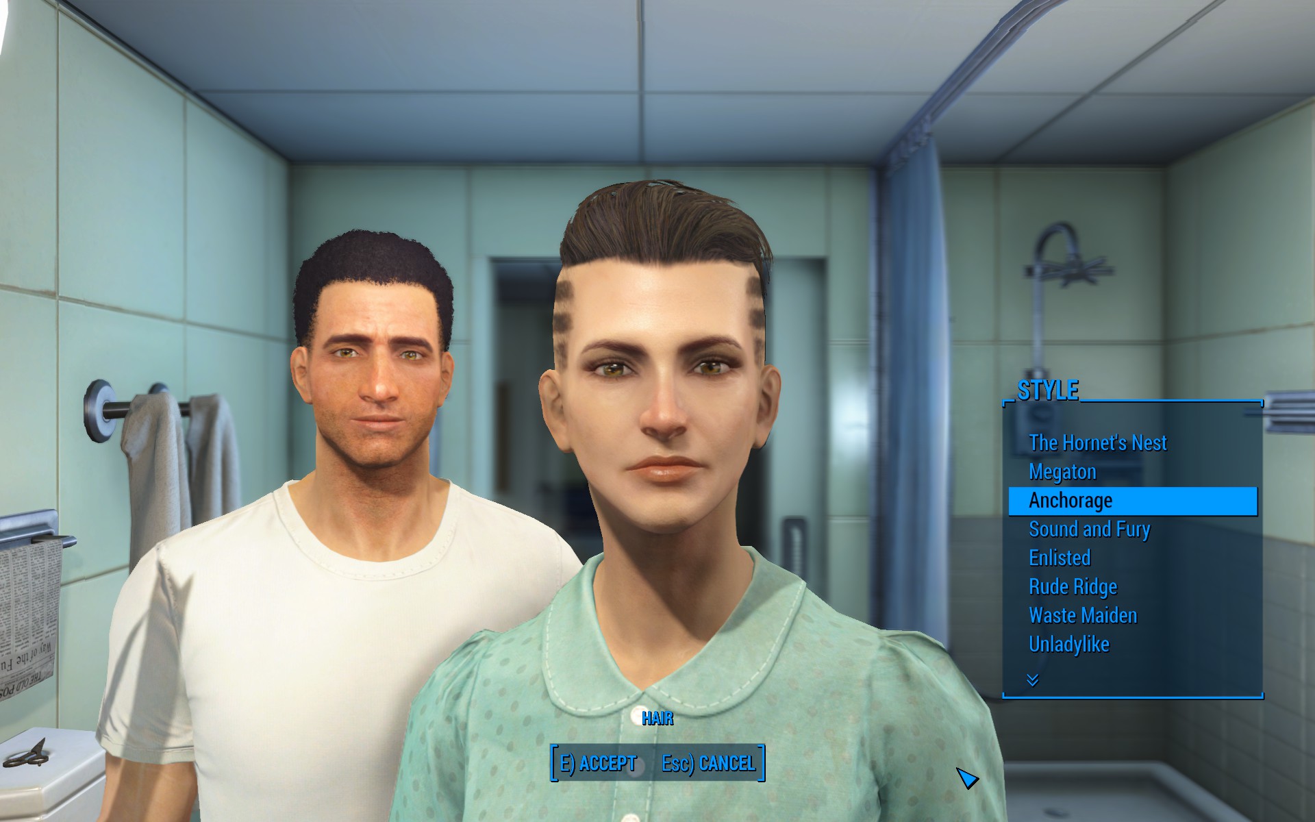 One hair fallout 4 фото 24