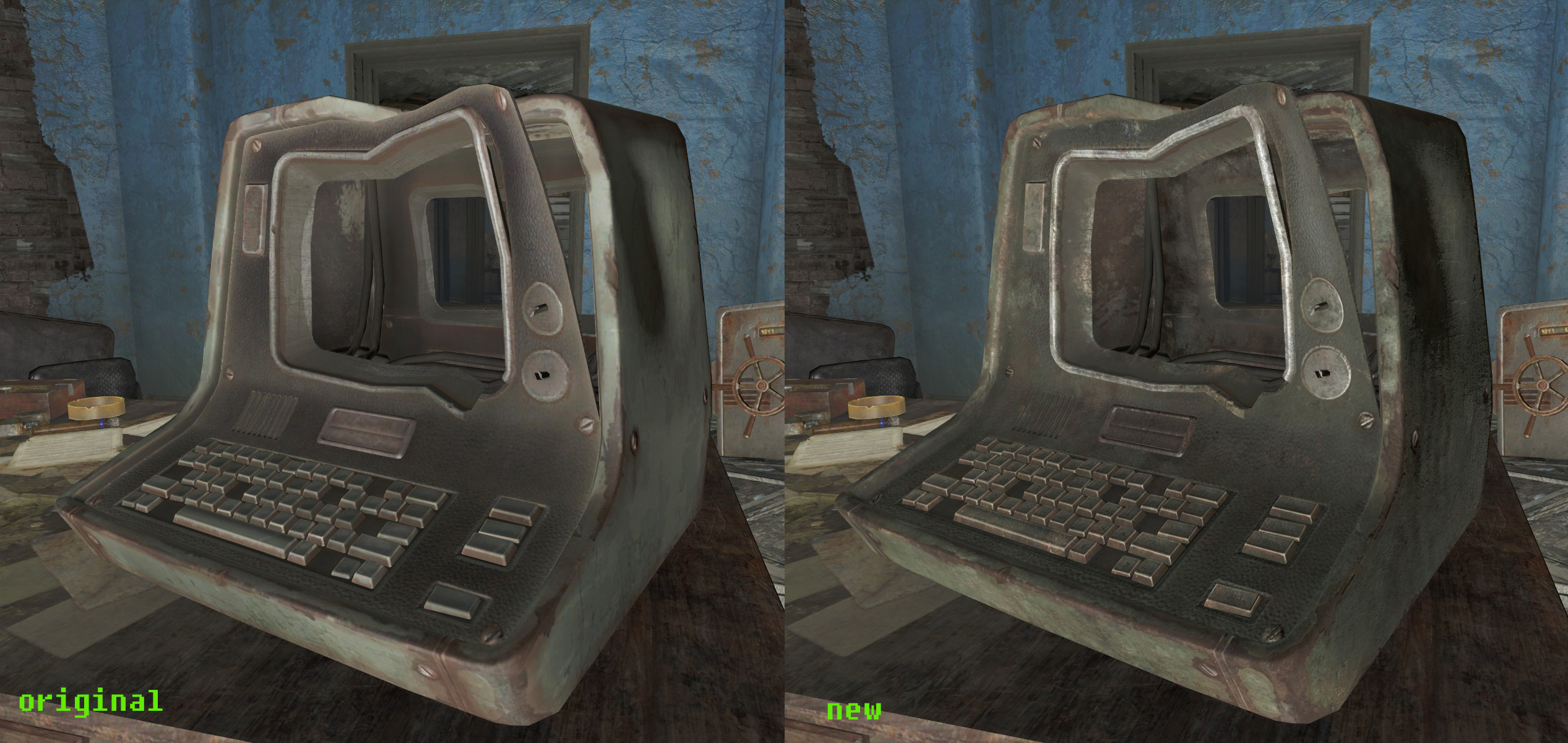 Computer Terminal retexture - Fallout 4 / FO4 mods