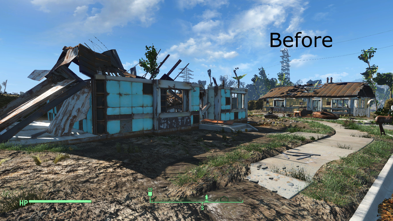 fallout 4 scrap everything vs spring cleaning